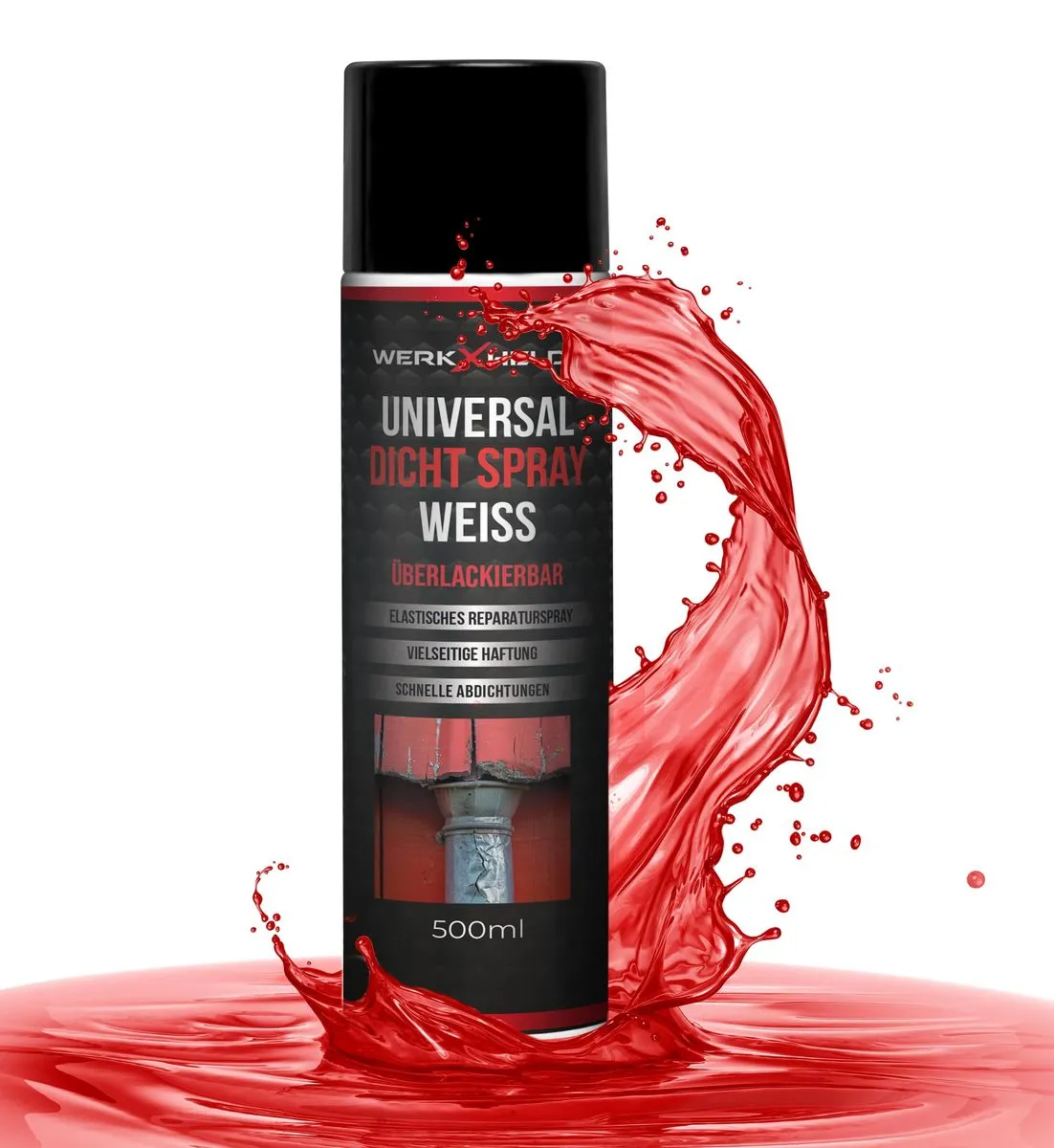 WerkXheld Dichtspray 500ml – Weiß