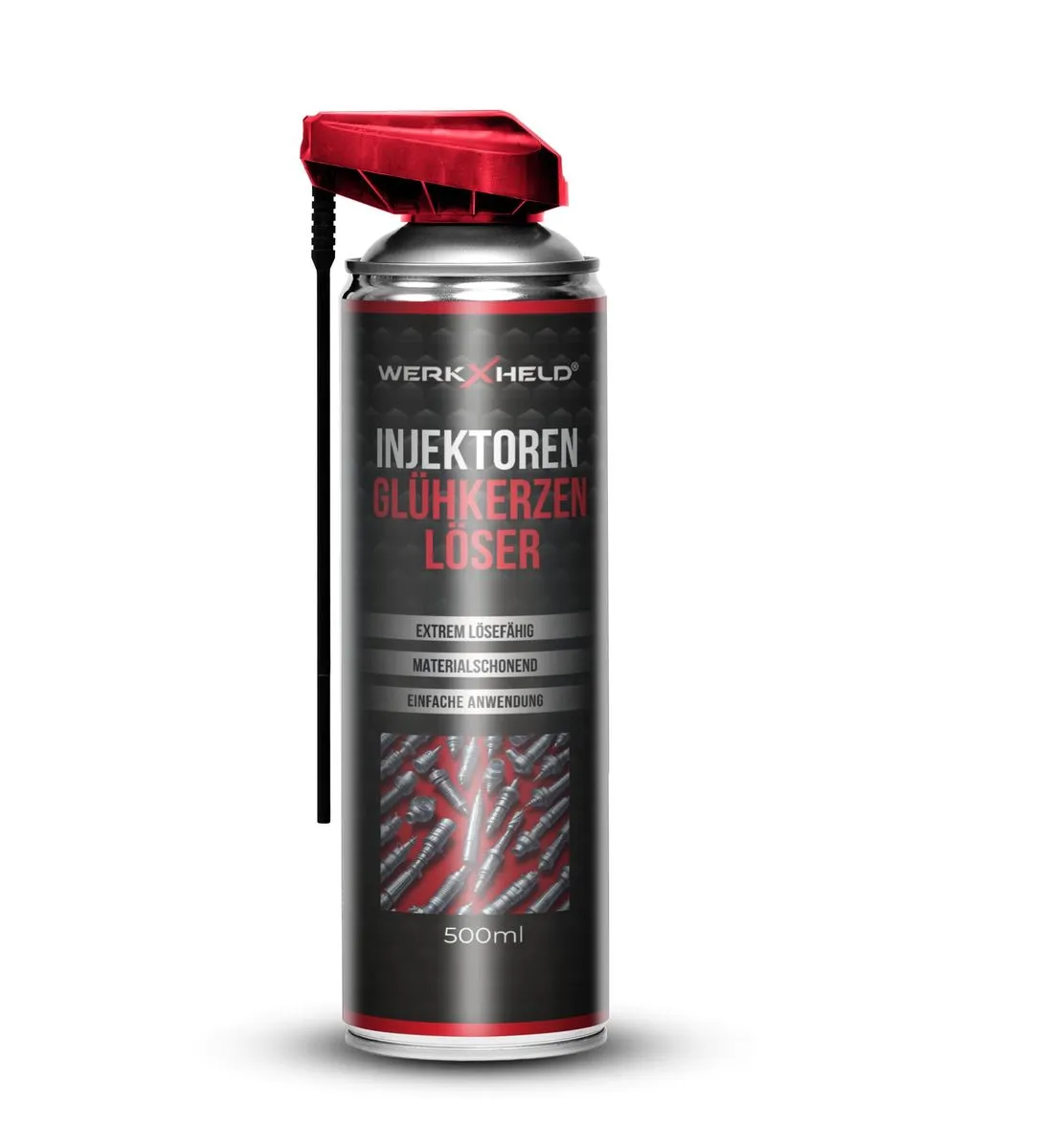 WerkXheld Injektoren- & Glühkerzenlöser 500ml – Kriechöl Spray für festsitzende Glühkerzen